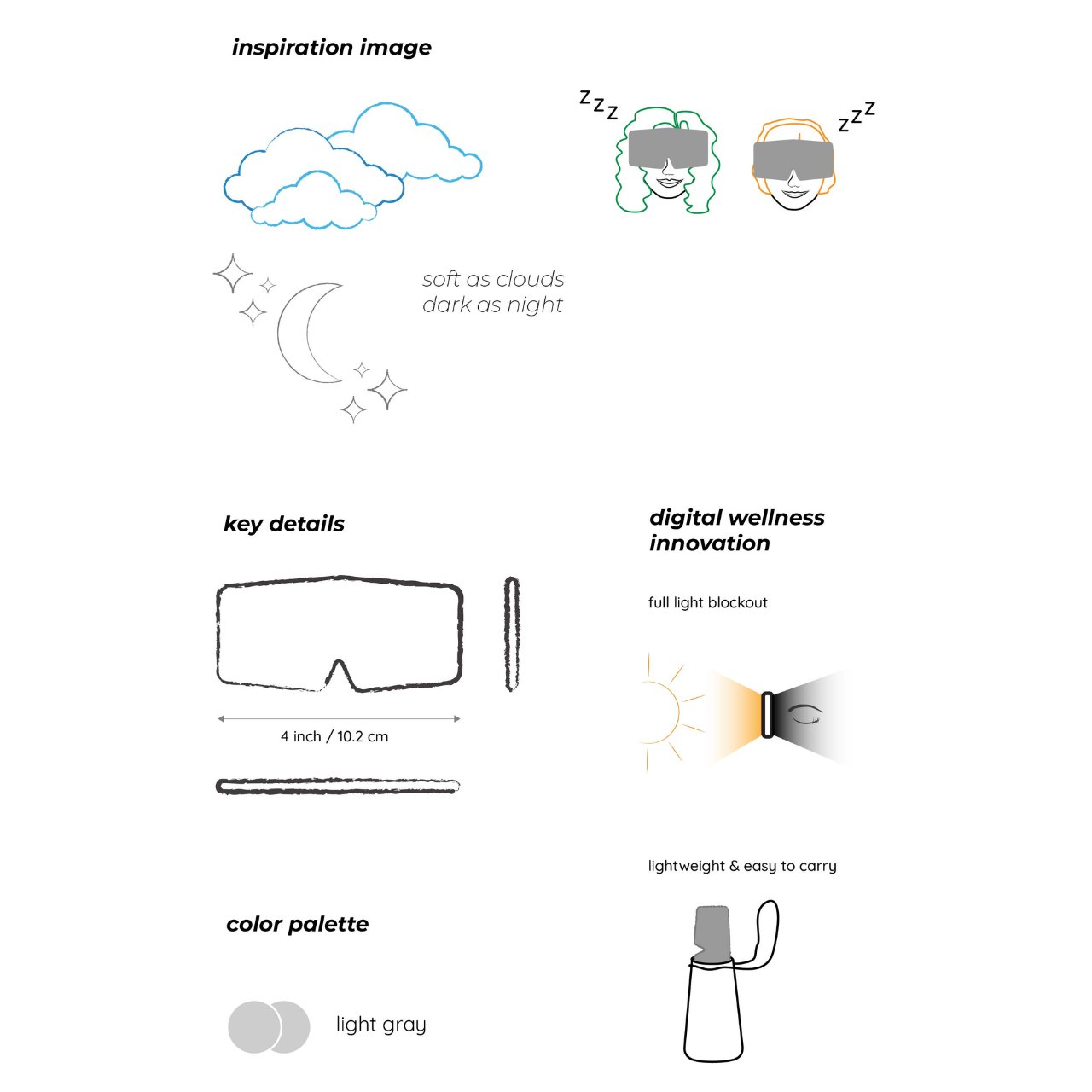 Bagby NIGHT Sleep Mask - The Quiet Hour